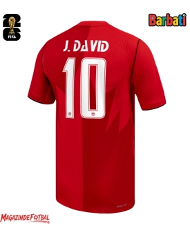 Canada Jonathan David #10 Tricou Fotbal Replică Mondial 2026 Barbati Acasa Canada Jonathan David #10 Tricou Fotbal Replică Mondial 2026 Barbati Acasa